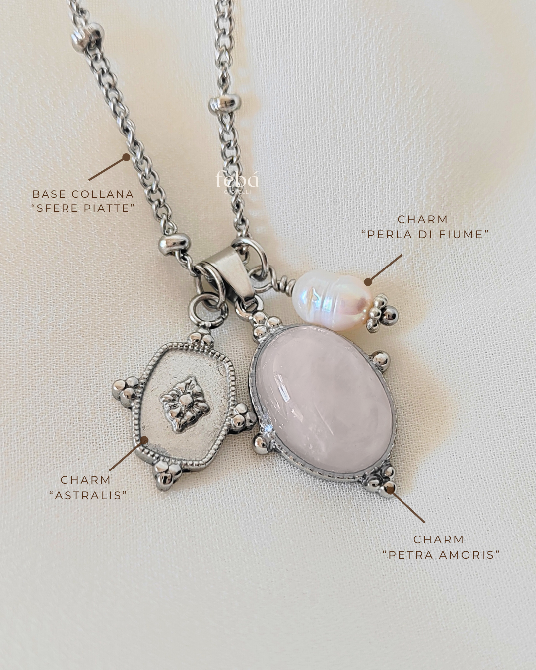Charm mini Perla di fiume