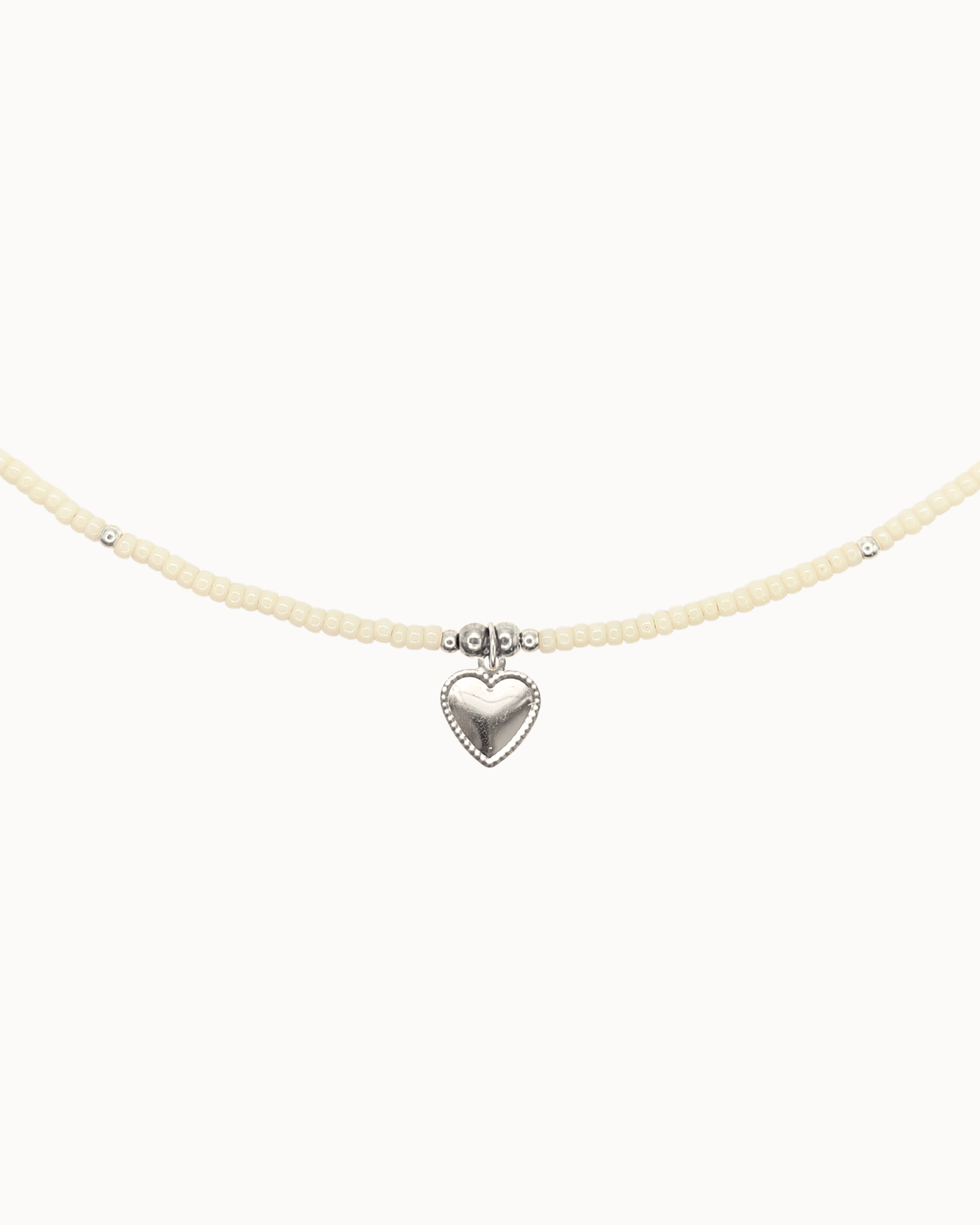 Choker di perline - Cuoricino