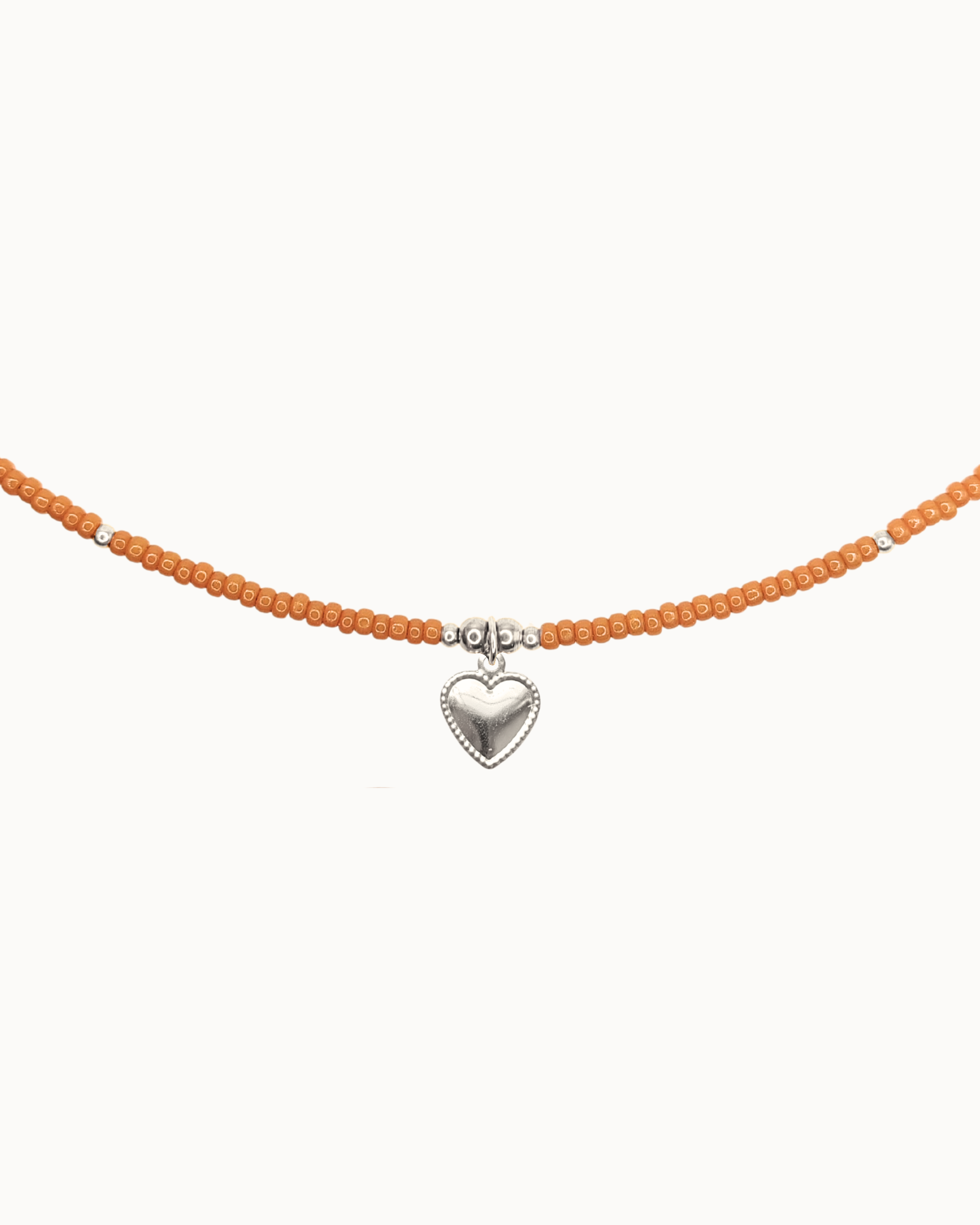 Choker di perline - Cuoricino