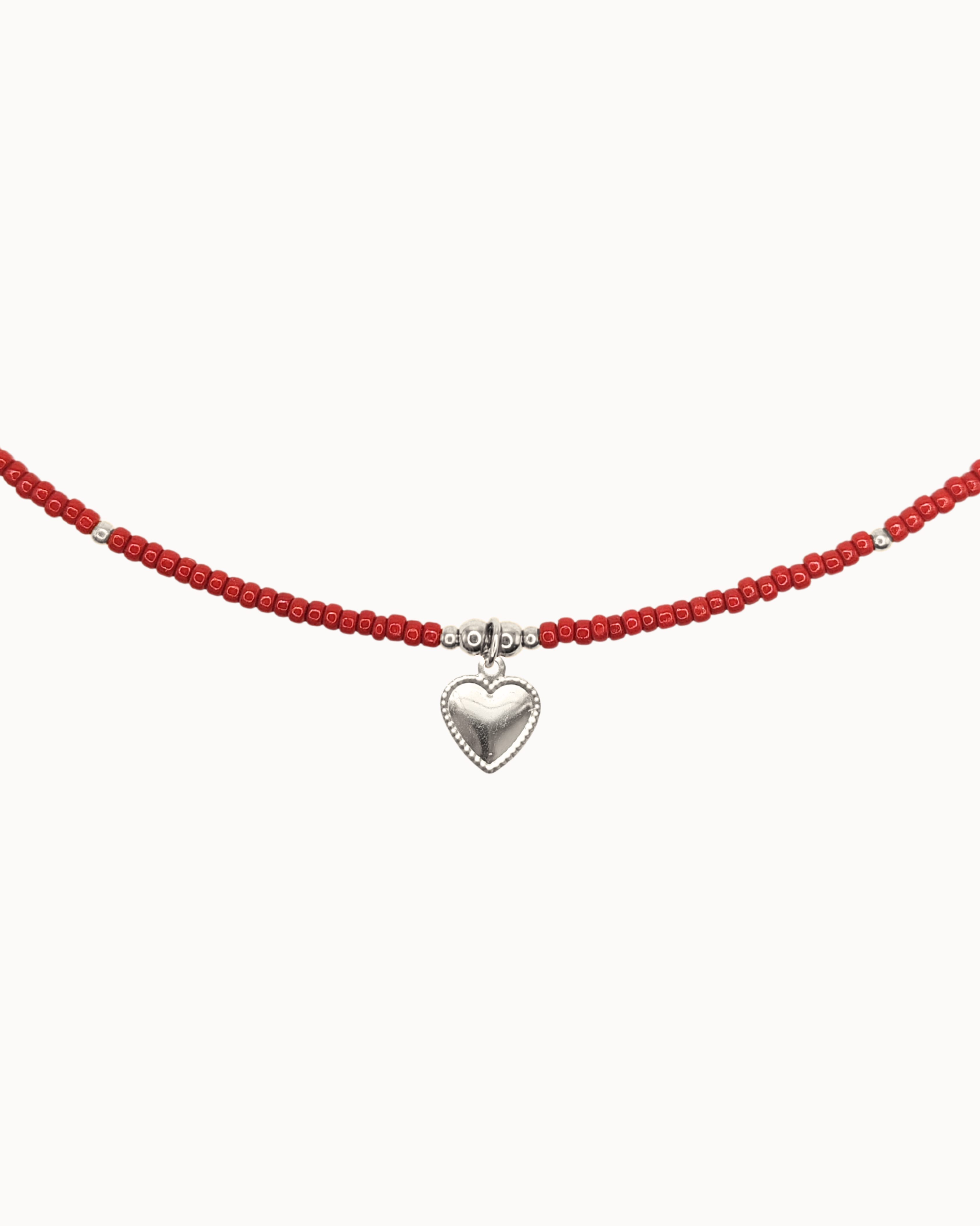 Choker di perline - Cuoricino