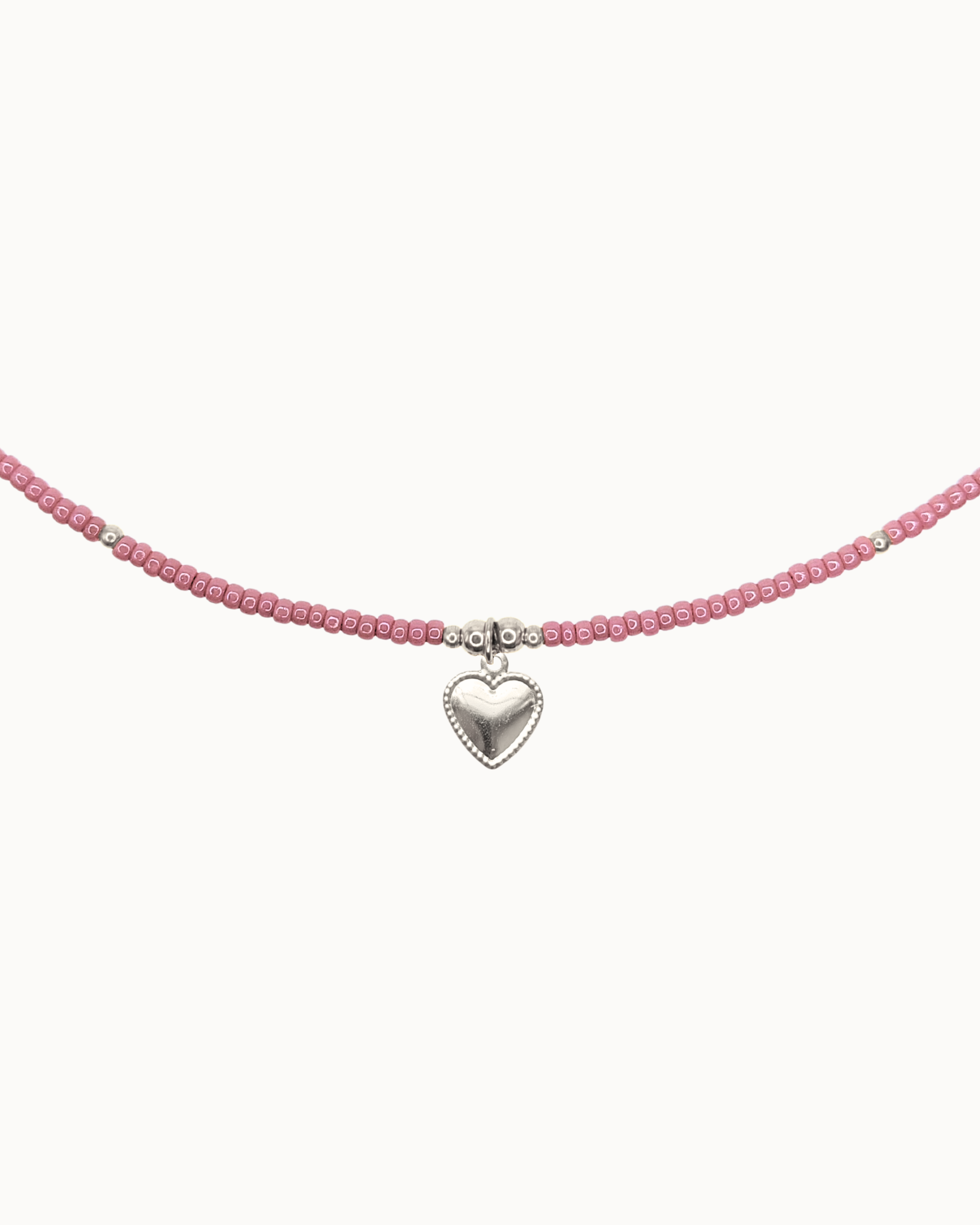 Choker di perline - Cuoricino