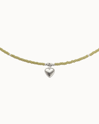 Choker di perline - Cuoricino