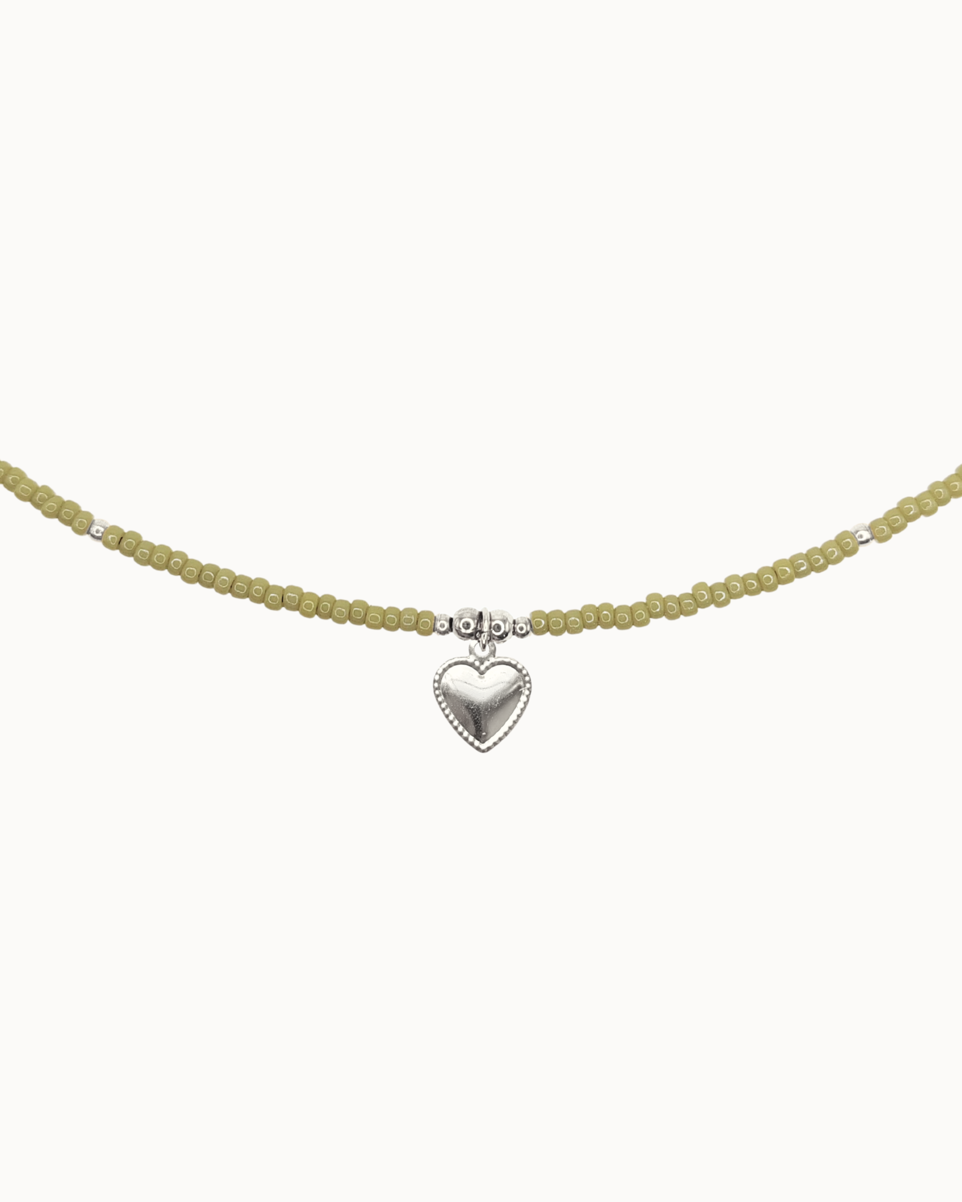 Choker di perline - Cuoricino