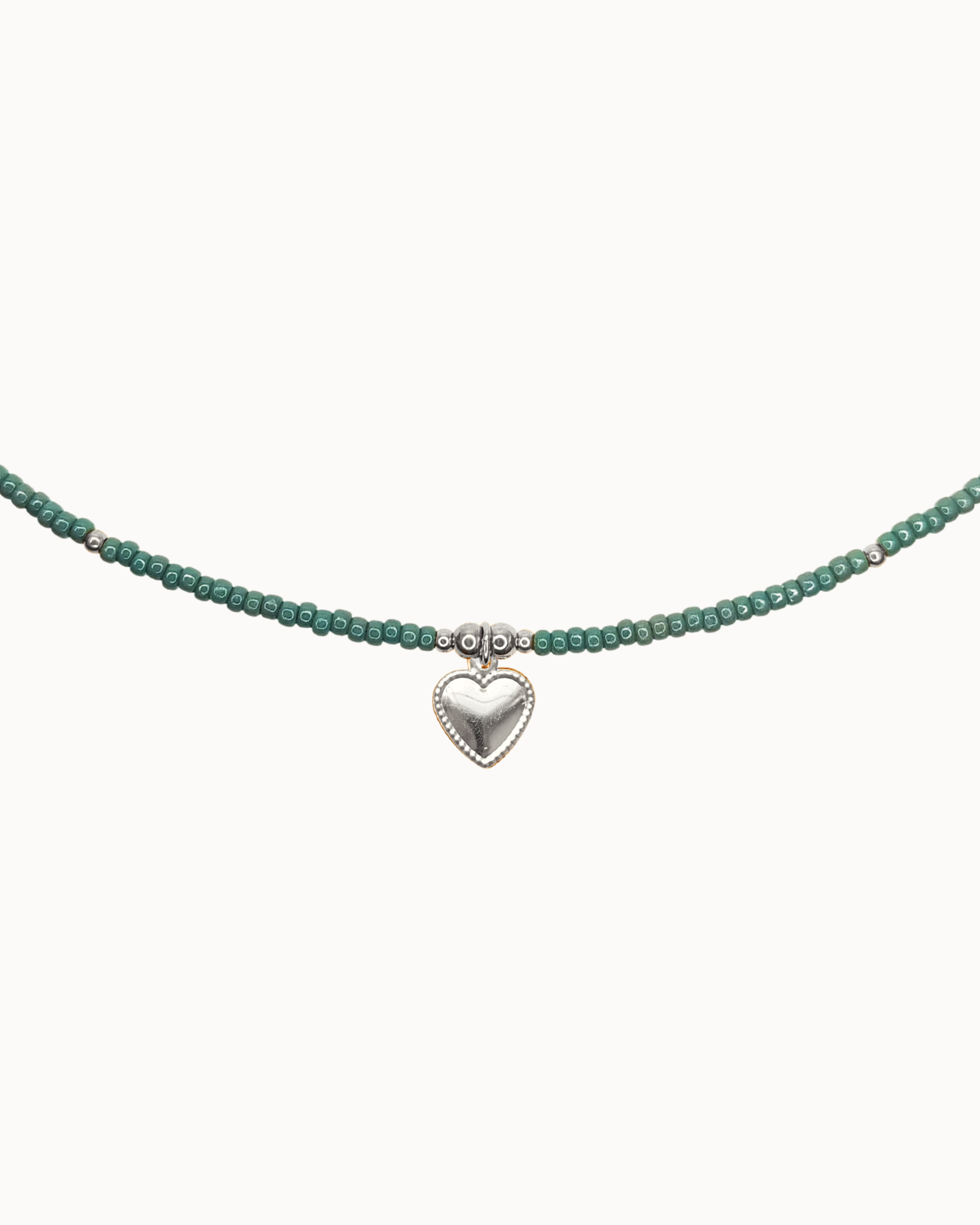 Choker di perline - Cuoricino