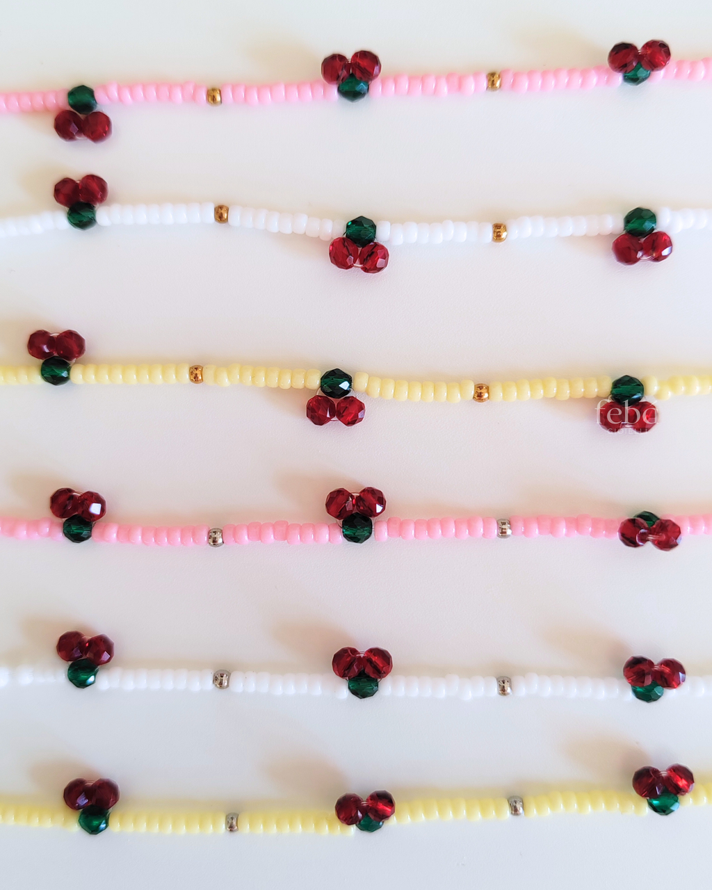Bracciale di perline - Cherry