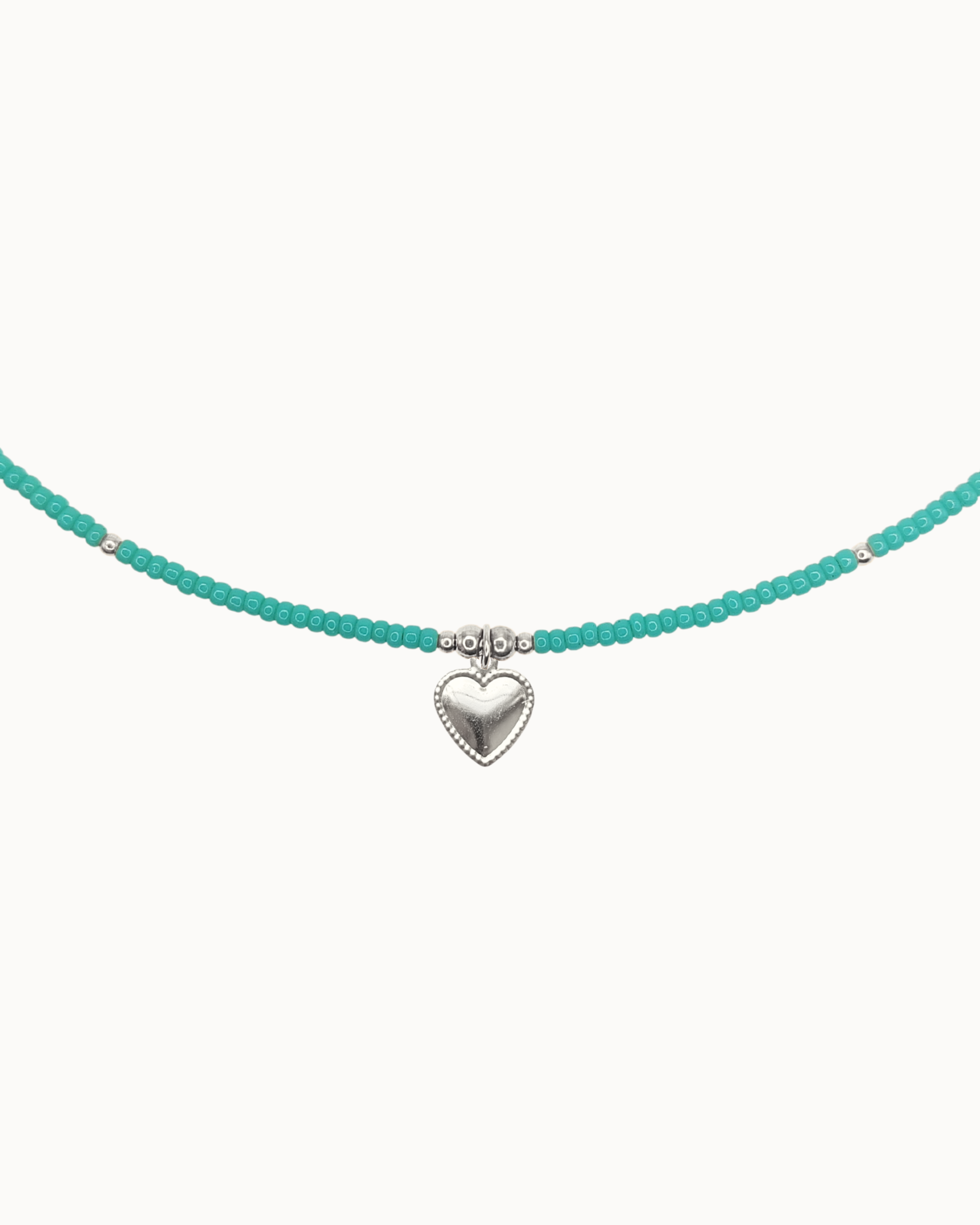 Choker di perline - Cuoricino