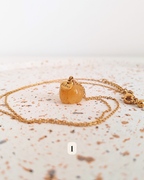 Collana Zucca in avventurina arancione