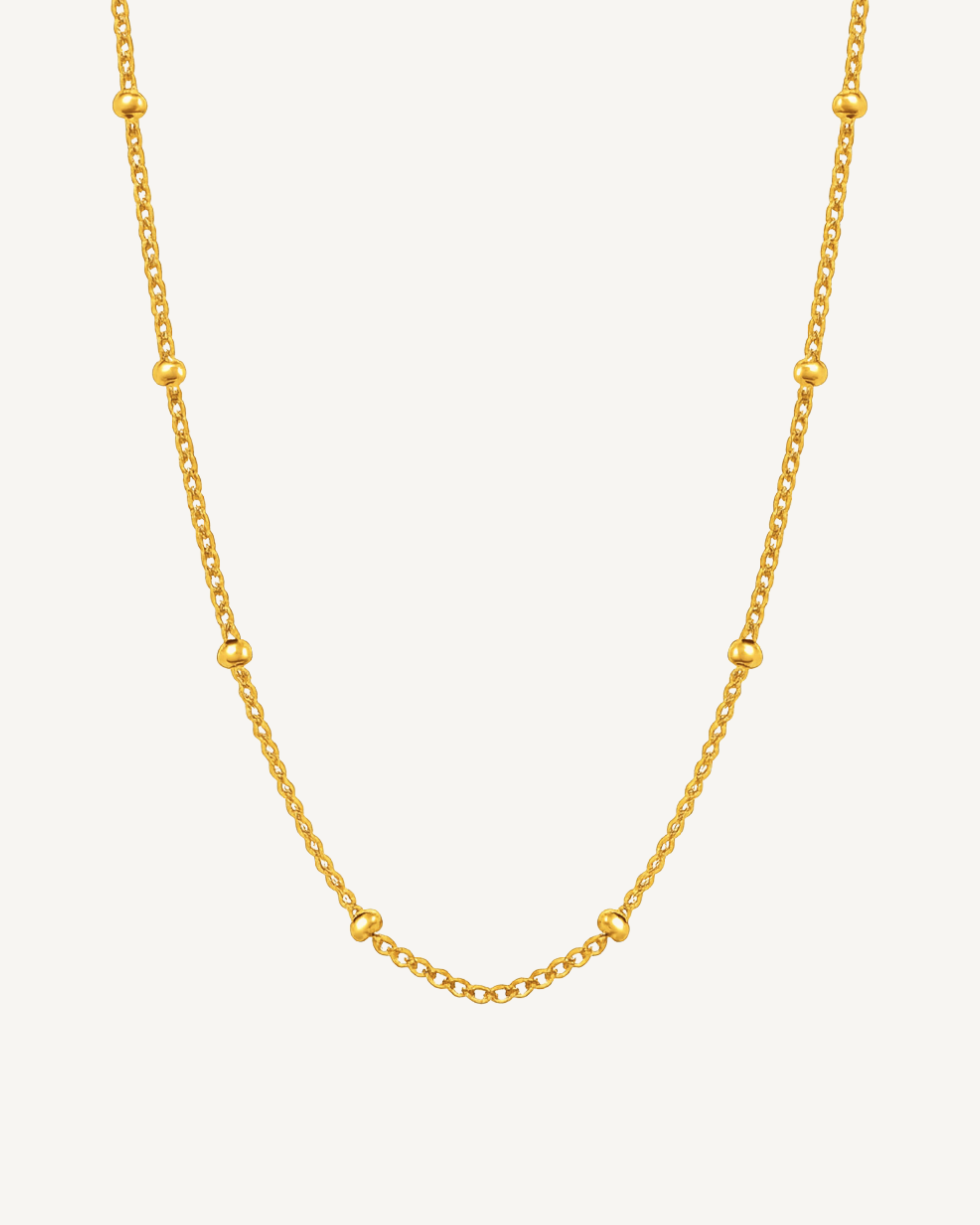 Base collana Sfere piatte
