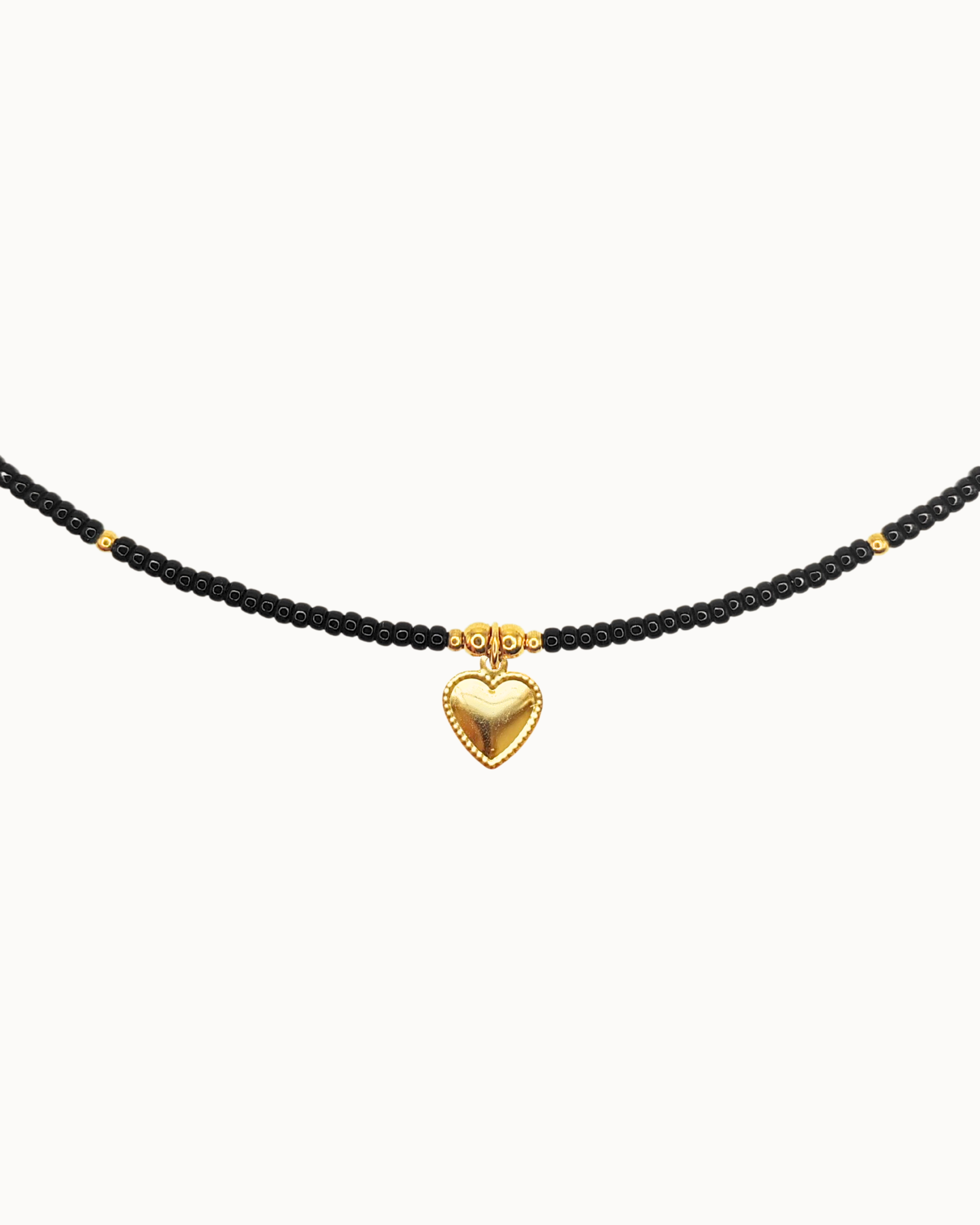 Choker di perline - Cuoricino