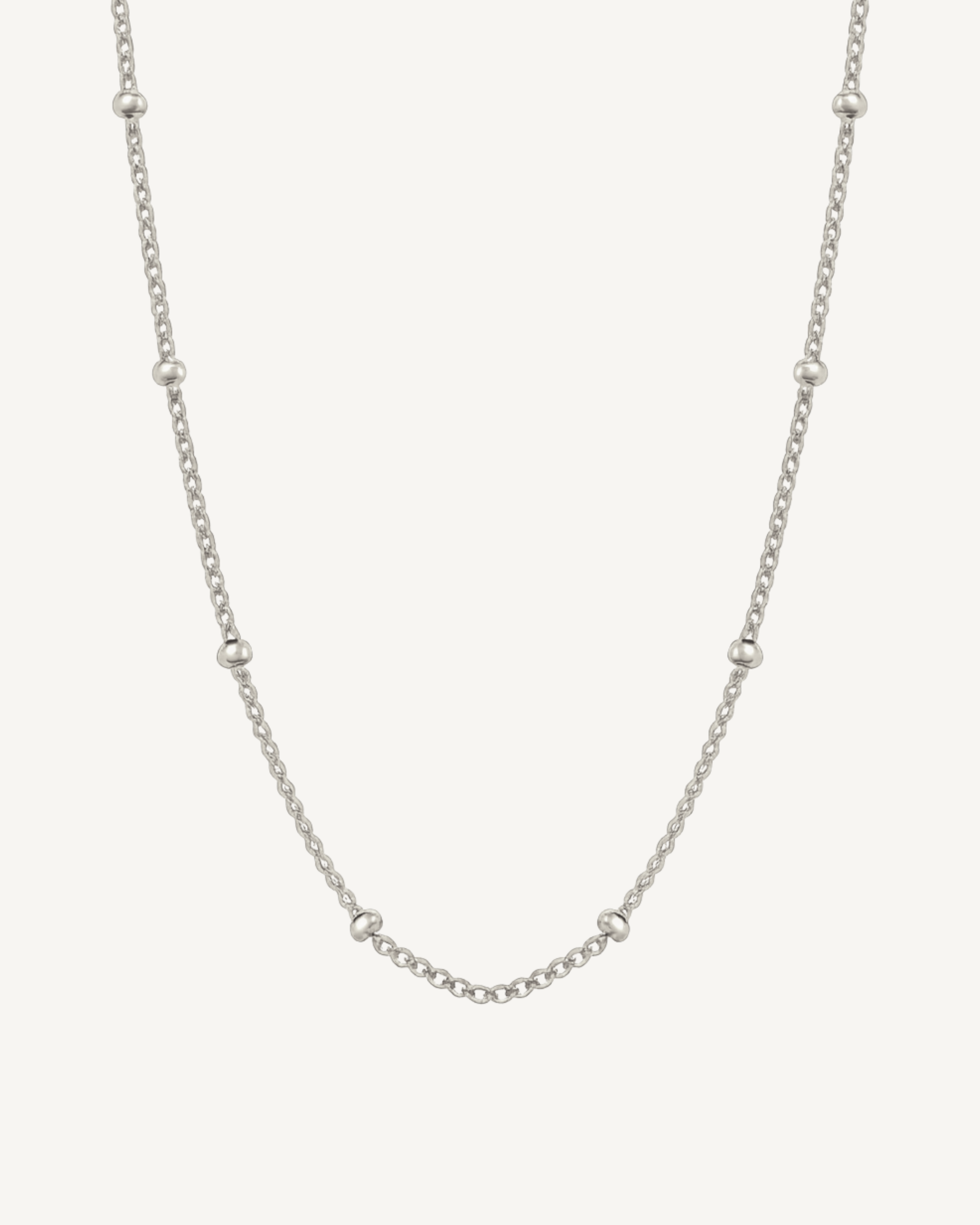Base collana Sfere piatte