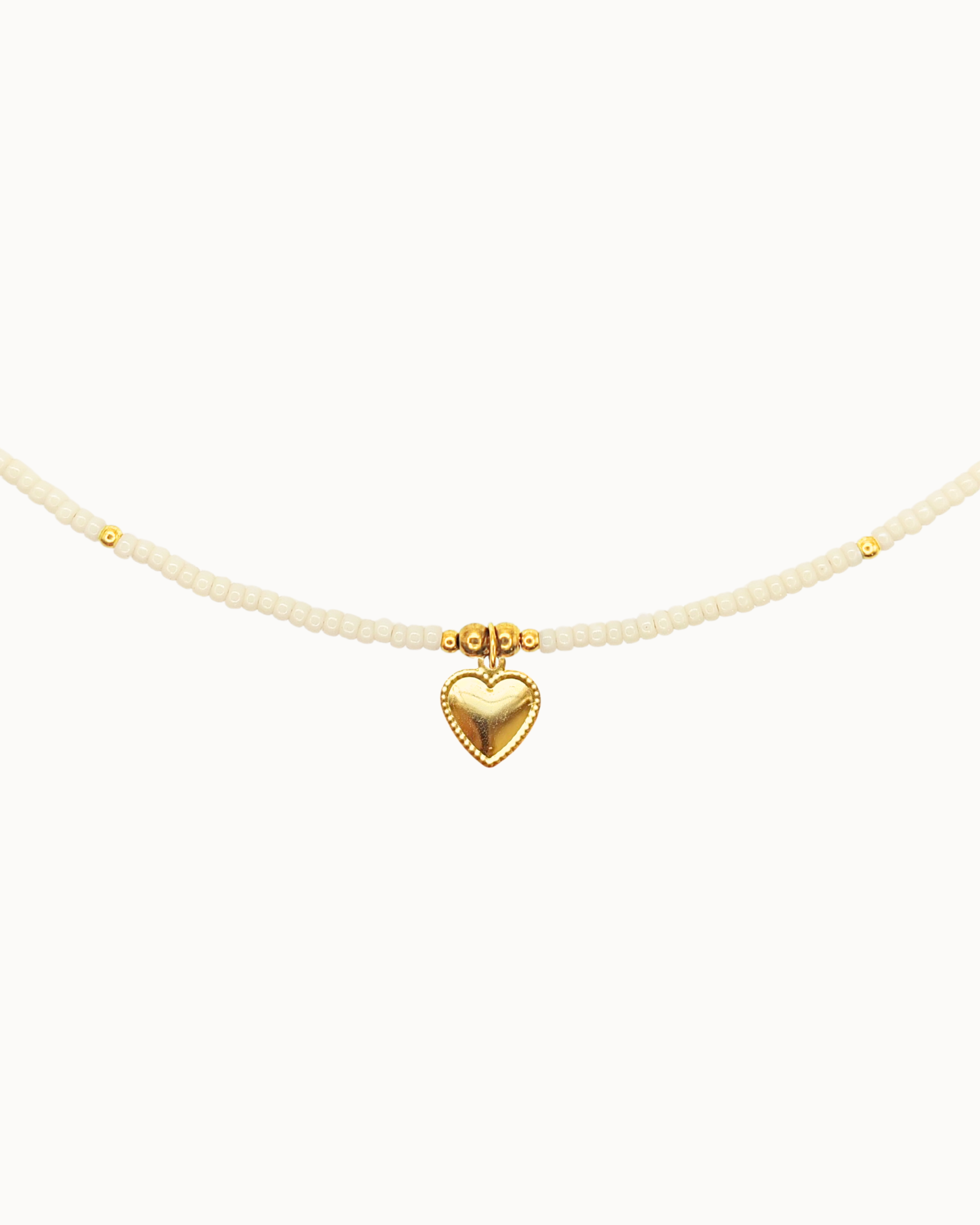 Choker di perline - Cuoricino