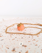 Collana Zucca in avventurina arancione