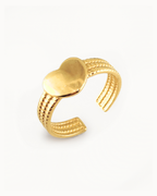 Anello regolabile Heart Huggie
