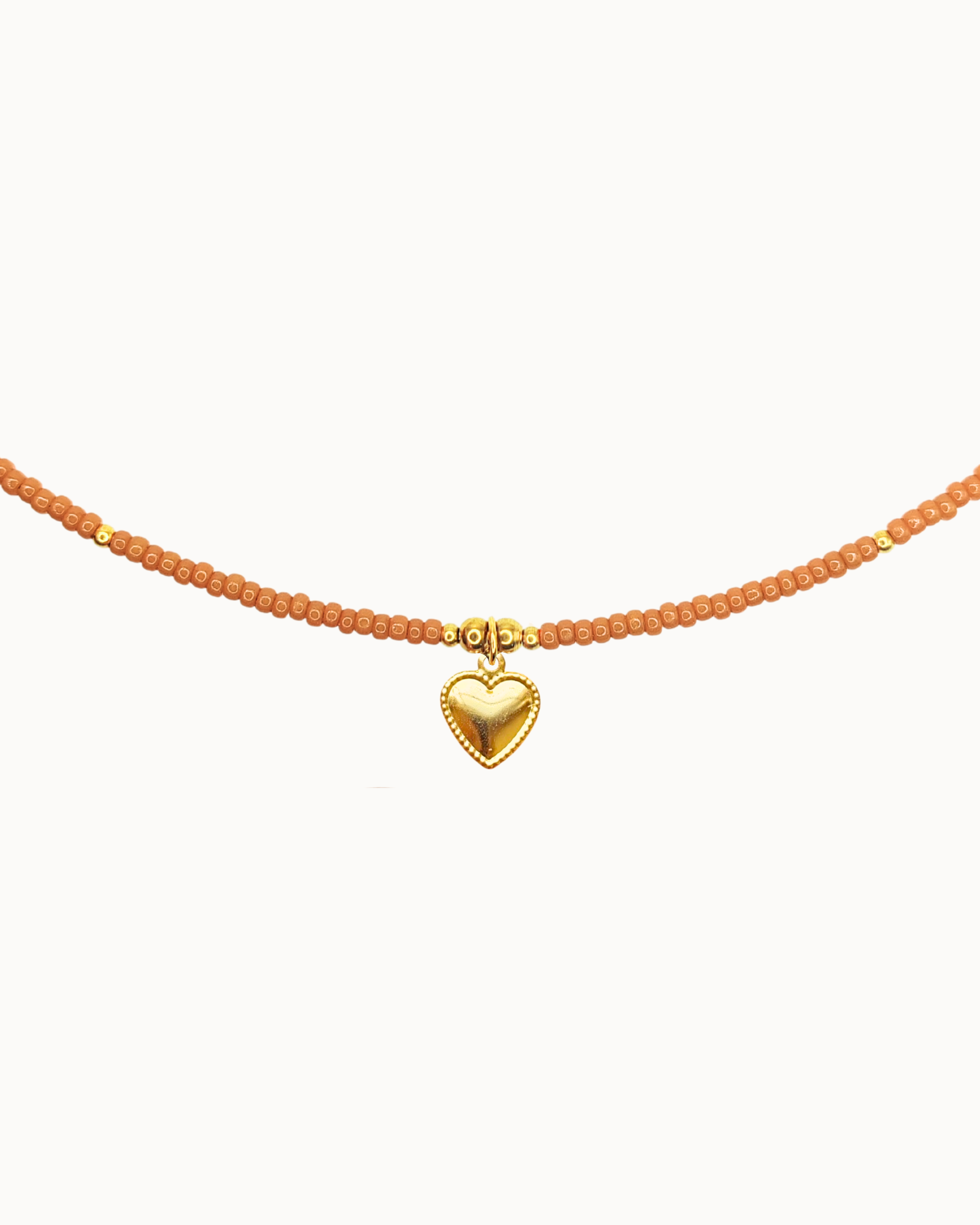Choker di perline - Cuoricino