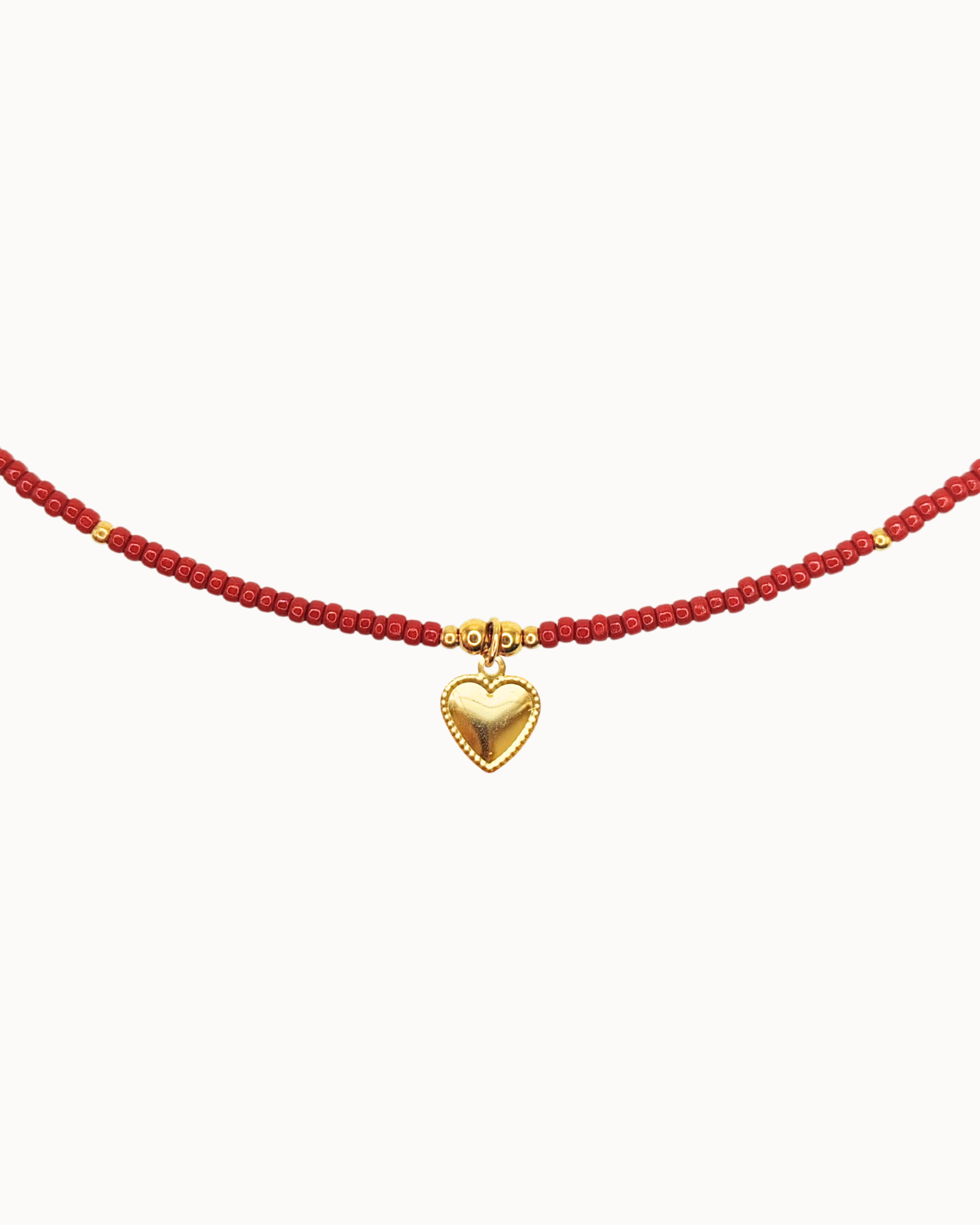 Choker di perline - Cuoricino