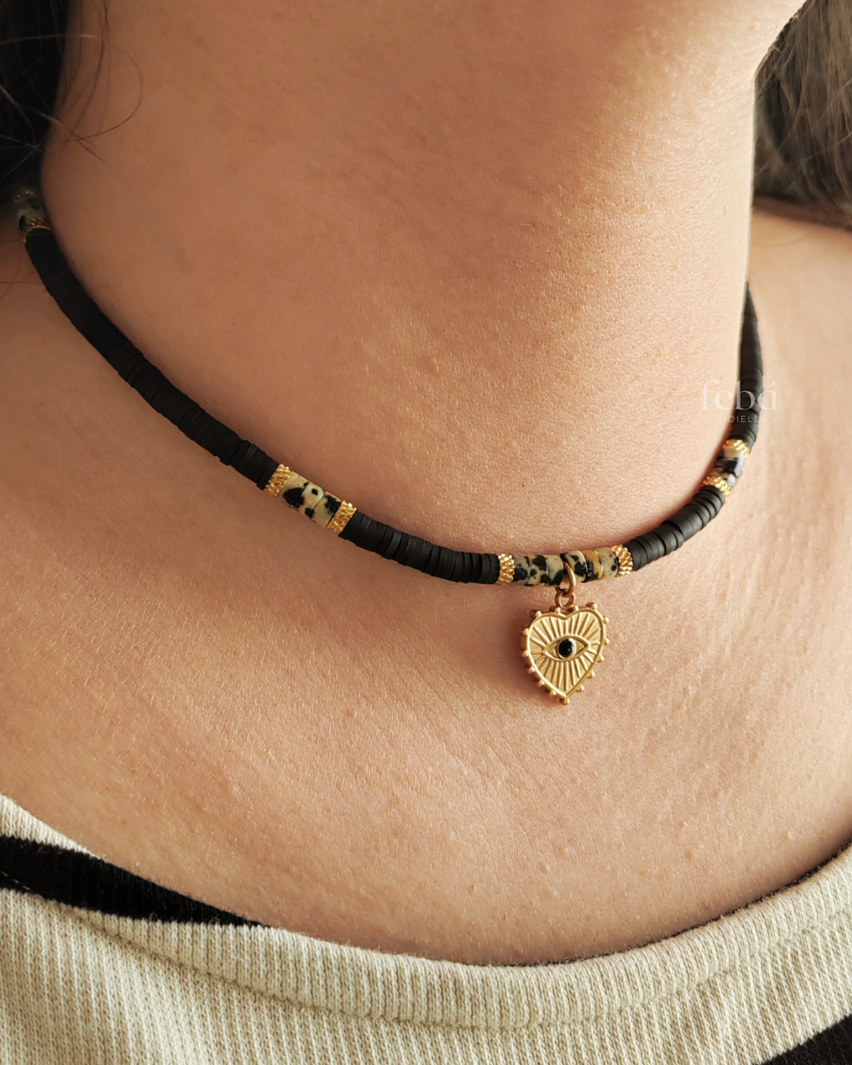 Choker di perline - Occhio sacro