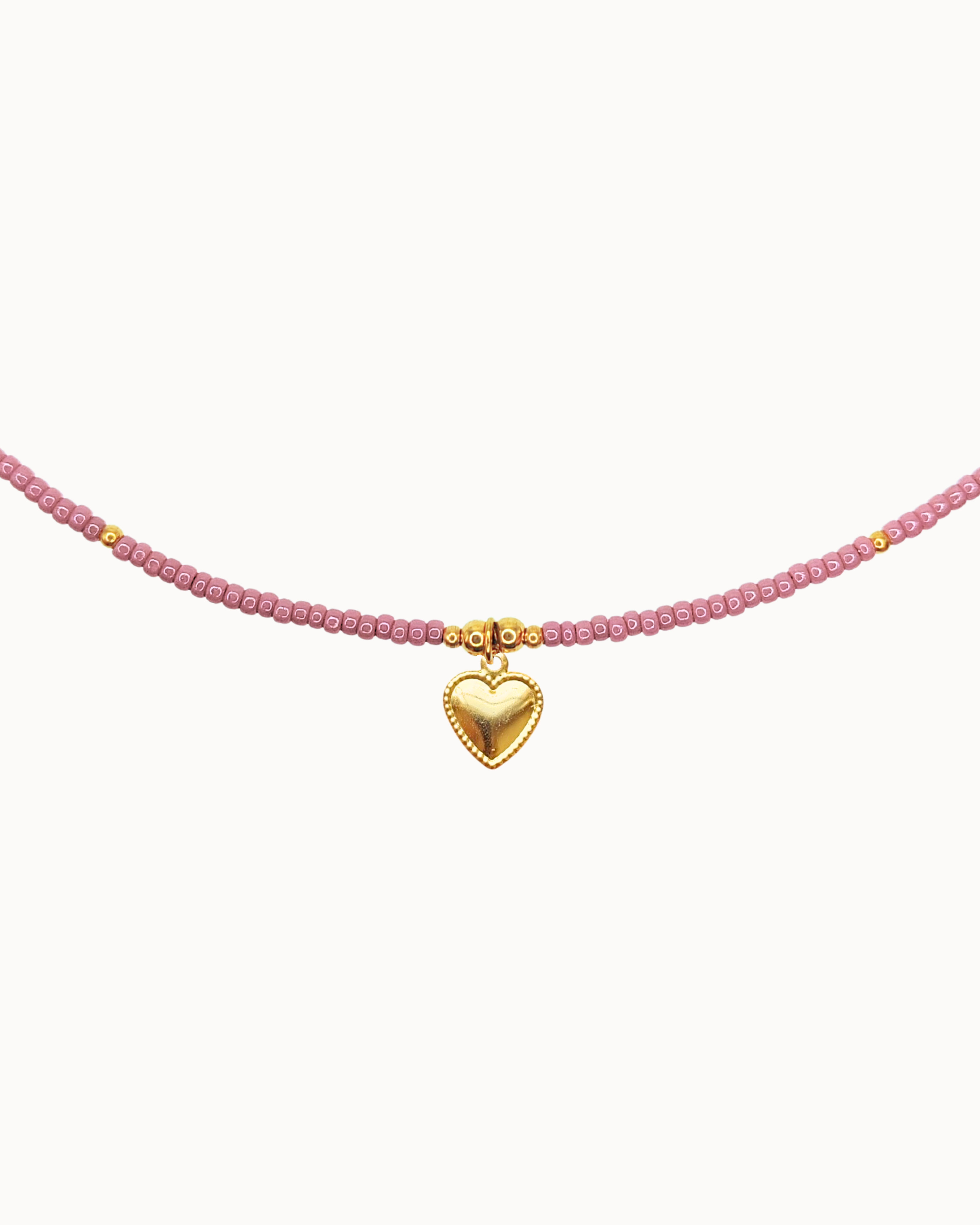 Choker di perline - Cuoricino
