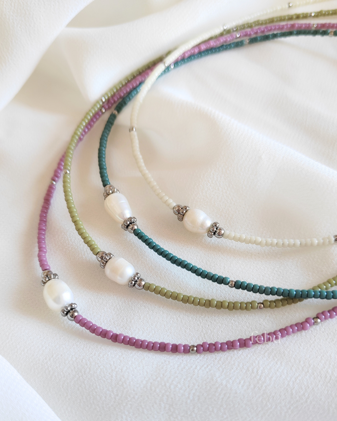 Choker di perline con perla - Arielle