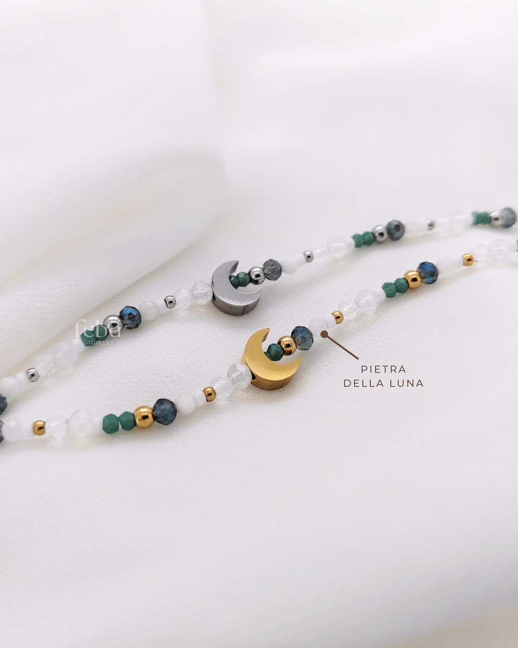 Choker di perline e cristalli - Munè