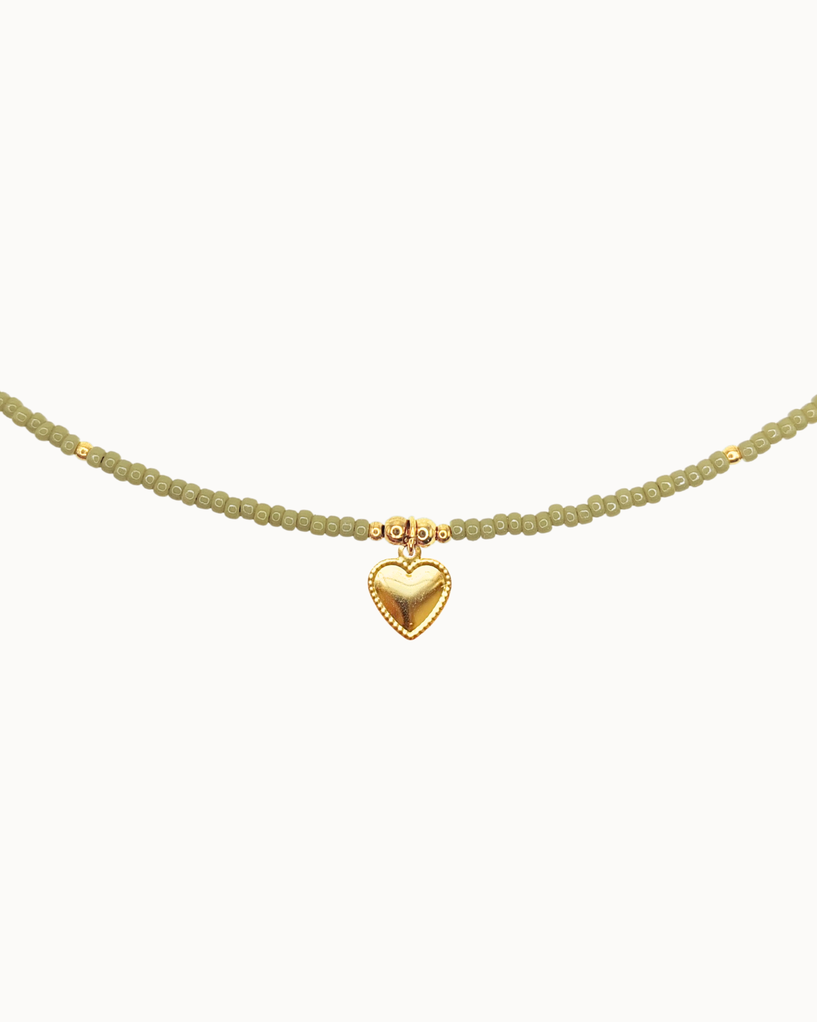 Choker di perline - Cuoricino