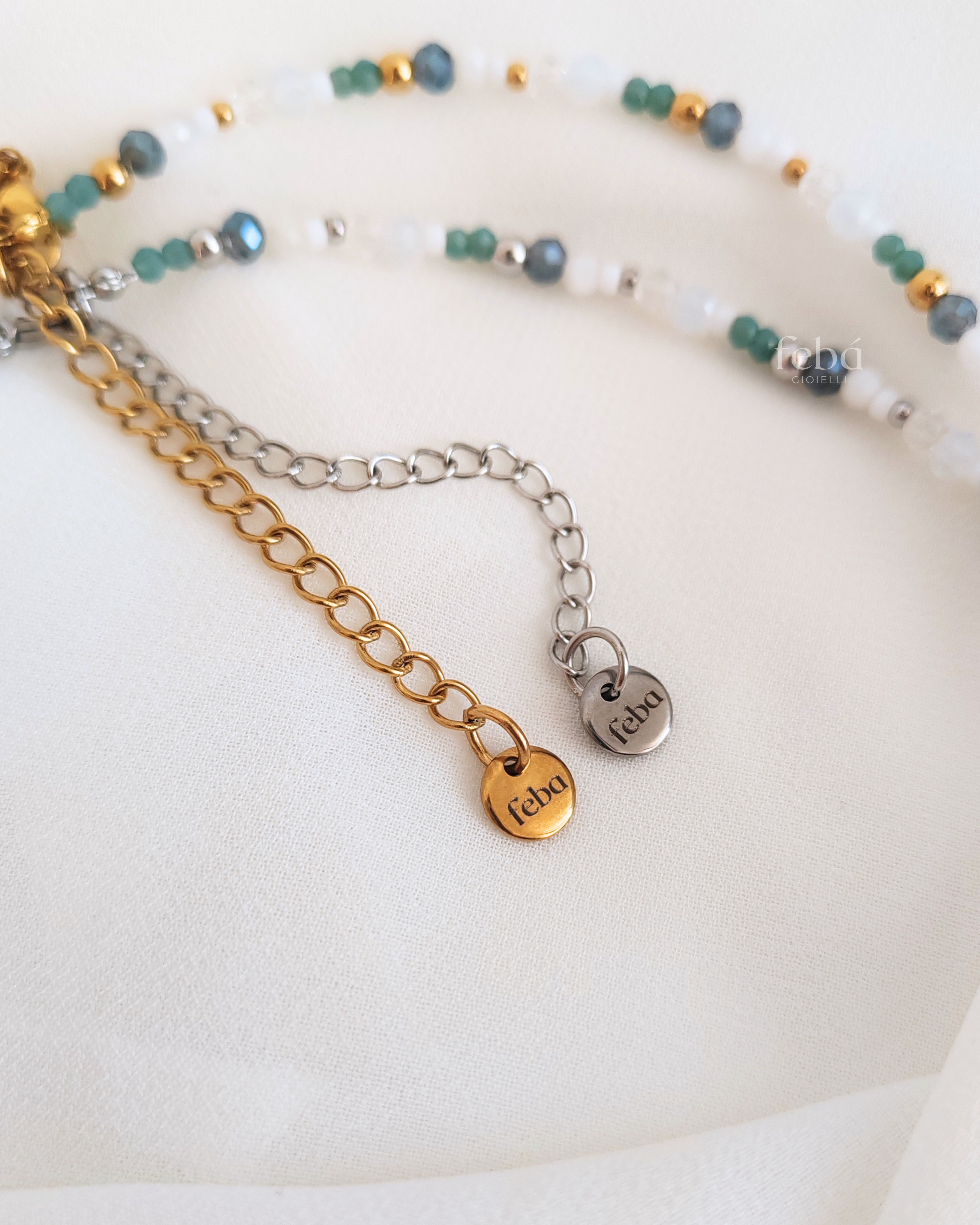 Choker di perline e cristalli - Munè