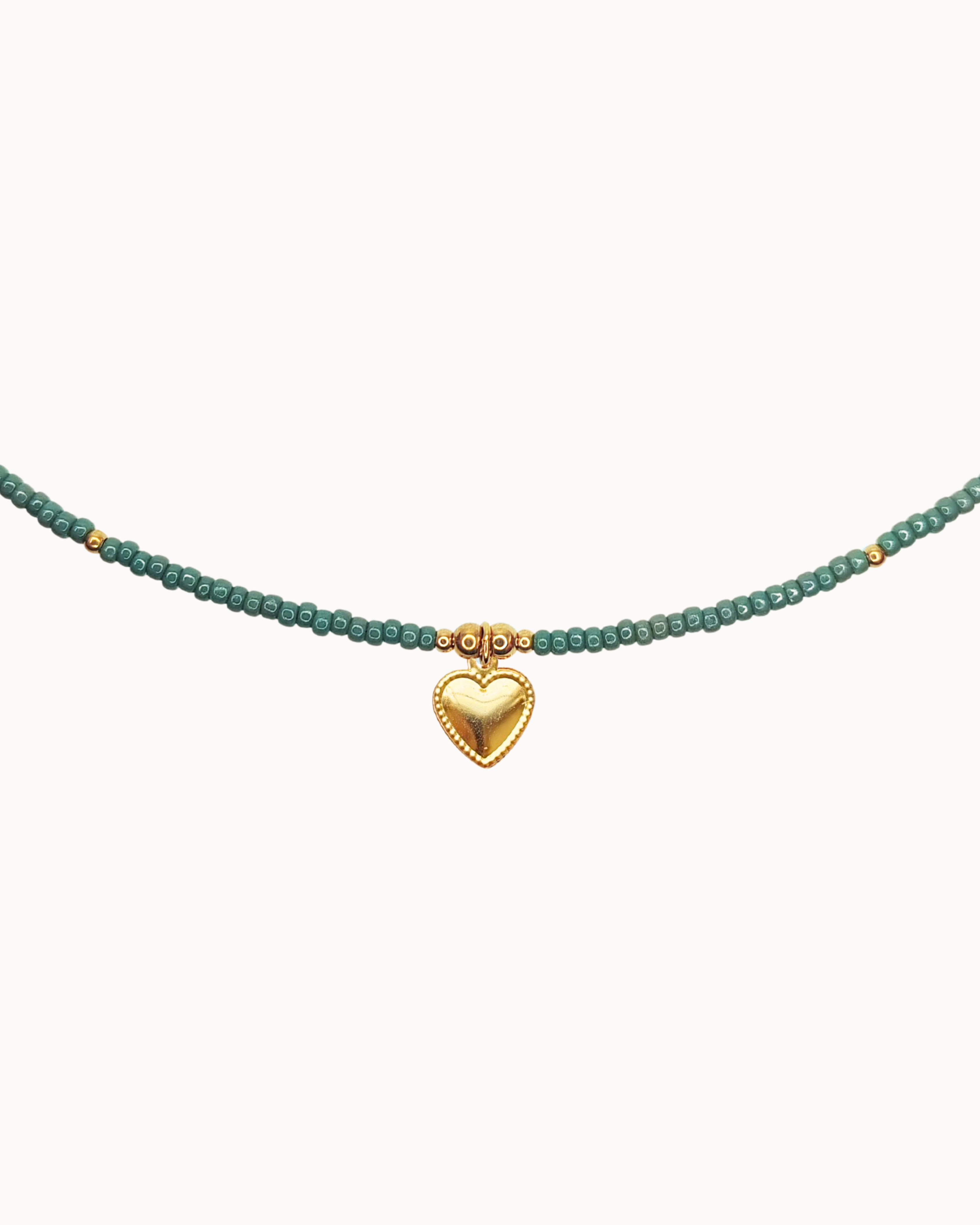 Choker di perline - Cuoricino