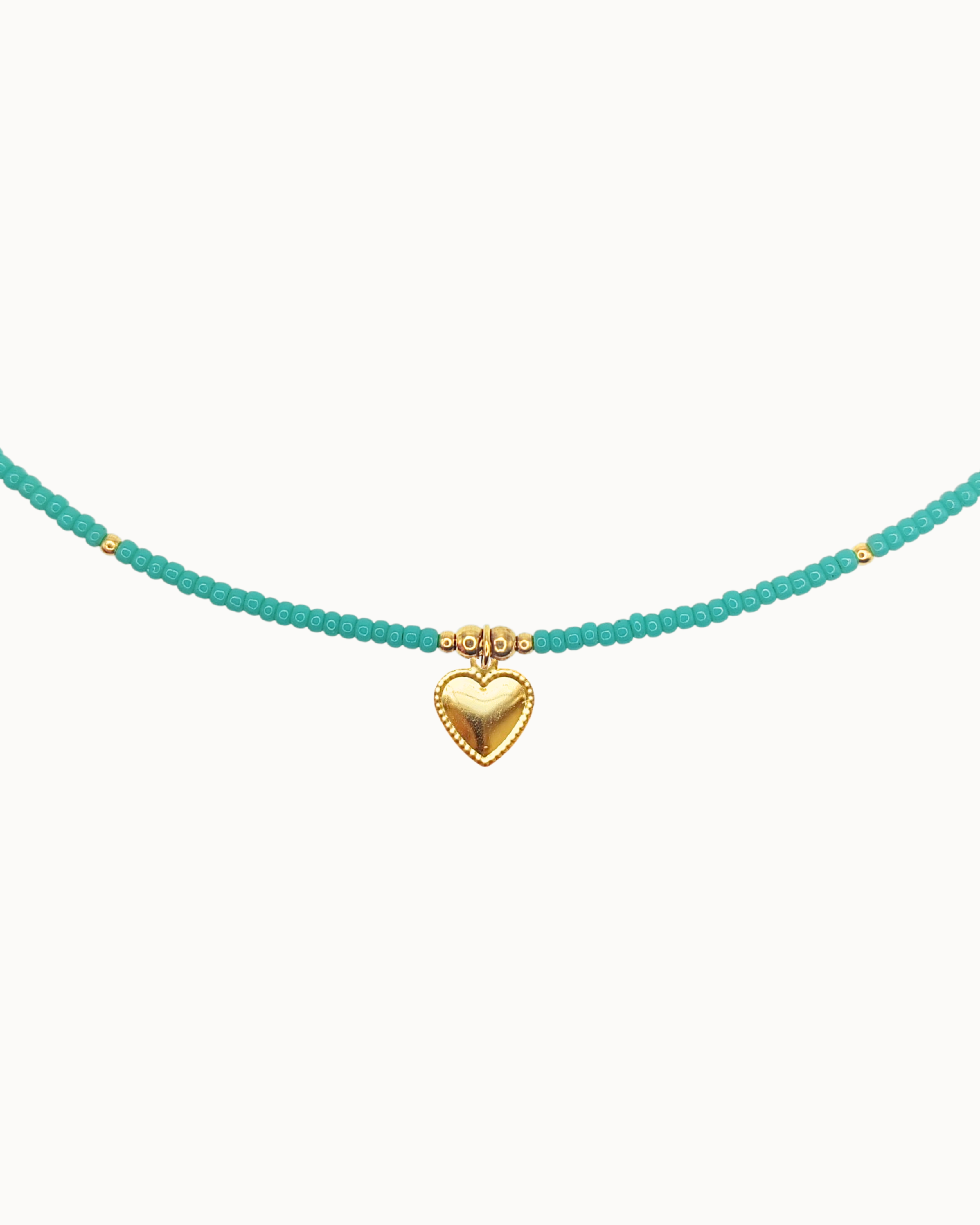 Choker di perline - Cuoricino
