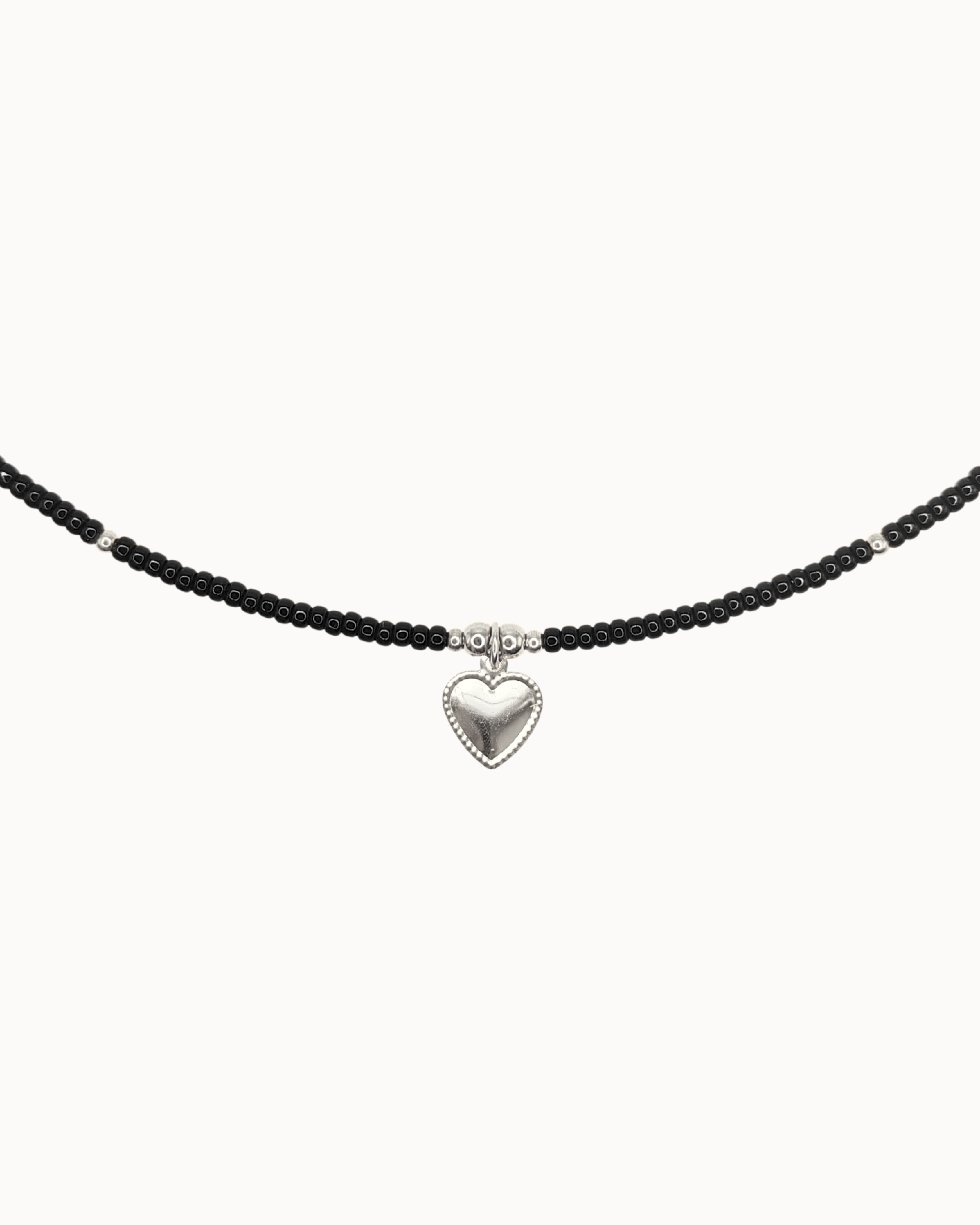 Choker di perline - Cuoricino