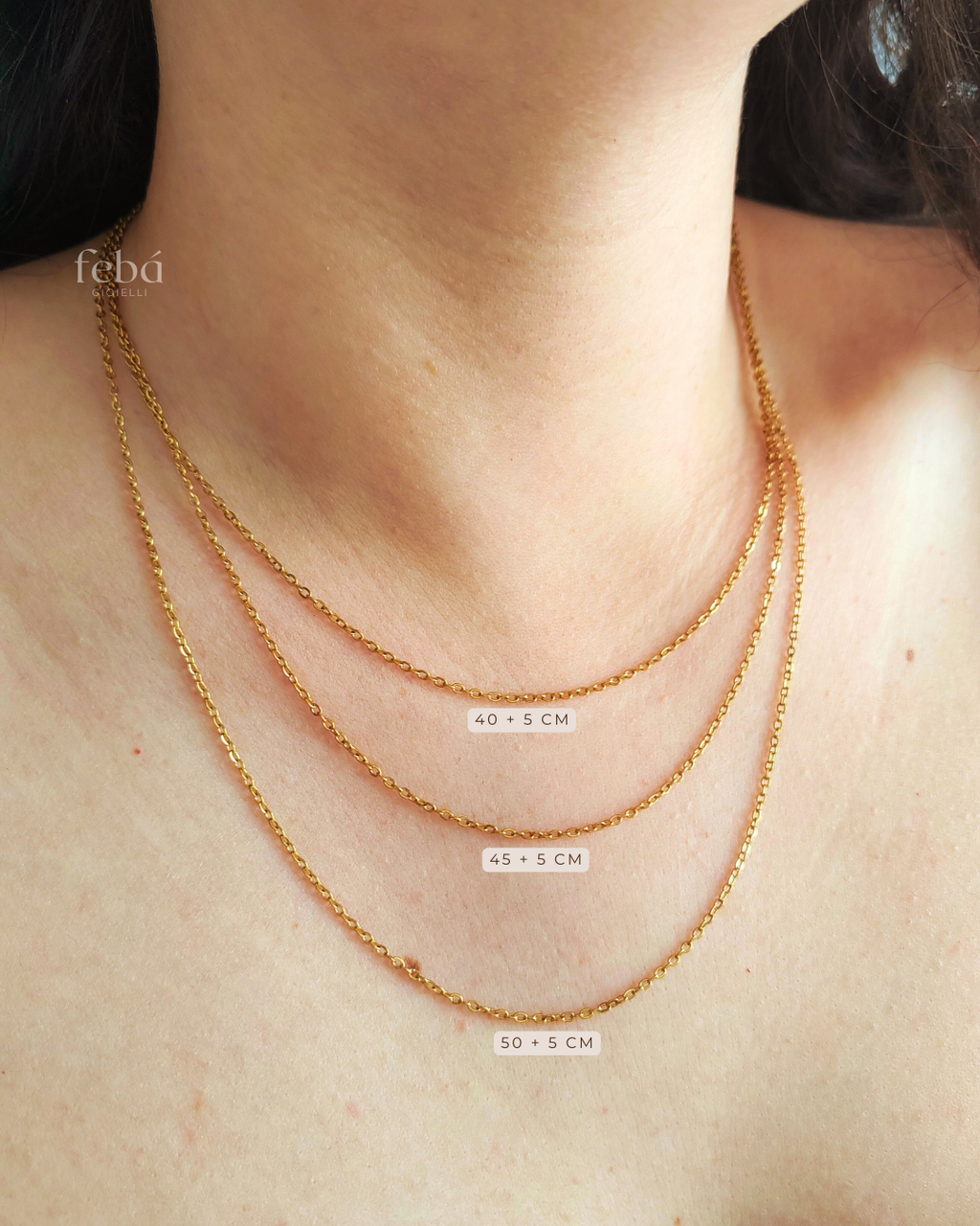 Base collana Liscia