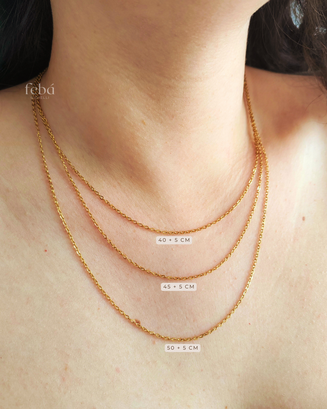 Base collana Liscia