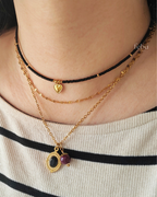 Choker di perline - Cuoricino