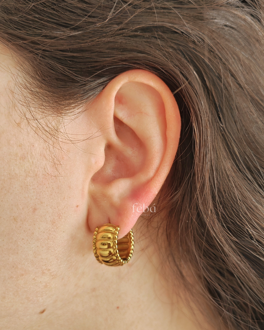 Orecchini a cerchio "Bonnie"