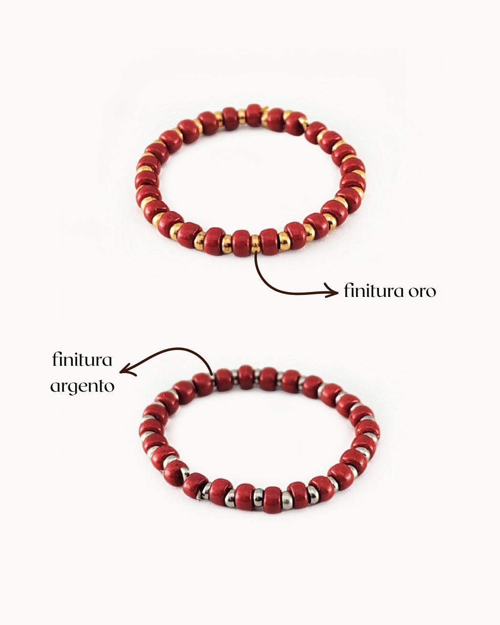 Anello di perline "Millebeads1"